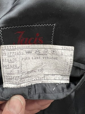 Facis Cappotti Uomo Grigio in Lana Spigato – Taglia 52