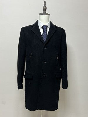 YvesSantLaurent Cappotti Uomo Nero in Cashmere – Taglia 50