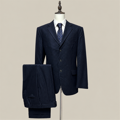 Vitale Barberis Canonico Abito Uomo Blu Navy in Lana – Taglia 54