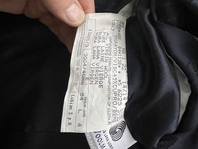 Vitale Barberis Canonico Abito Uomo Blu Navy in Lana – Taglia 54