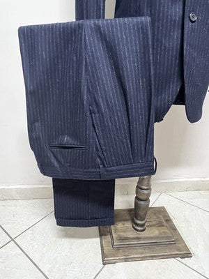Vitale Barberis Canonico Abito Uomo Blu Navy in Lana – Taglia 54
