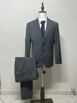 Tomacelli Abito Uomo Grigio in Lana – Taglia 50