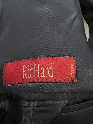 RicHard Abito Uomo Blu Navy in Lana – Taglia 56