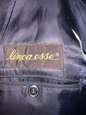 lineasse Abito Uomo Blu navy in Pura lana vergine – Taglia 50