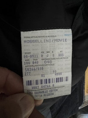 HUGO BOSS Abito Uomo Nero – Taglia 48
