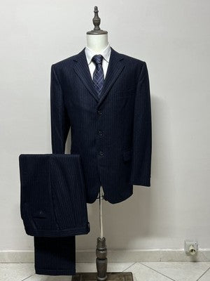 Vitale Barberis Canonico Abito Uomo Blu Navy in Lana – Taglia 54
