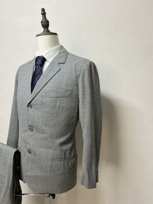 V. Mastrodomenico Abito Uomo Grigio in lana – Taglia 50