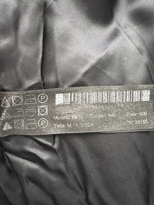 Massimo Dutti Cappotti Uomo Nero in Lana – Taglia M
