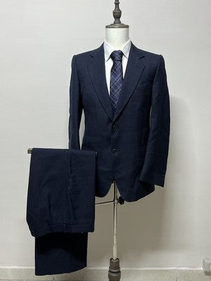 lineasse Abito Uomo Blu navy in Pura lana vergine – Taglia 50