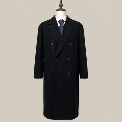 Massimo Dutti Cappotti Uomo Nero in Lana – Taglia M
