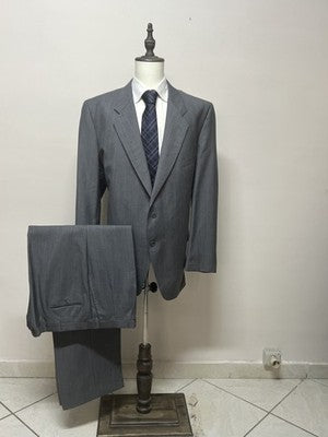 Facis Abito Uomo Grigio in Lana – Taglia 64