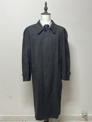 Facis Cappotti Uomo Grigio in Lana Spigato – Taglia 52