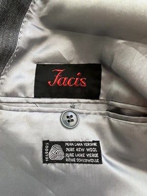 Facis Abito Uomo Grigio in Lana – Taglia 64