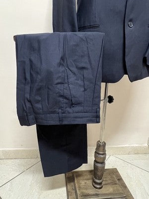 Sartirani Abito Uomo Blu Navy in Lana – Taglia 48