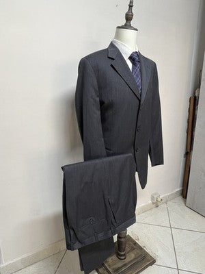 Carnevali Abito Uomo Nero in Lana – Taglia 54