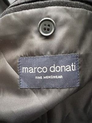 Marco Donati Abito Uomo Nero in Lana – Taglia 52
