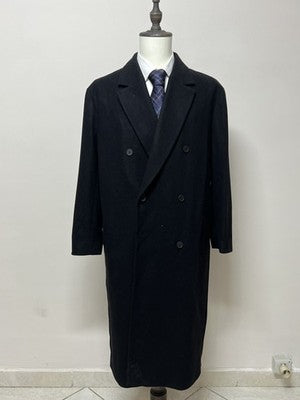 Massimo Dutti Cappotti Uomo Nero in Lana – Taglia M