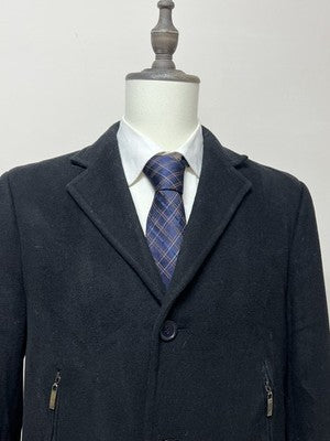 YvesSantLaurent Cappotti Uomo Nero in Cashmere – Taglia 50