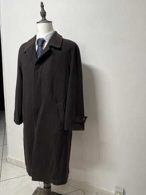 Petrelli Cappotti Uomo Marrone in Cashmere – Taglia 50