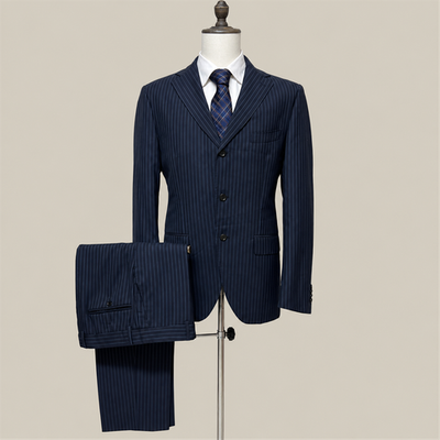 Conbipel Abito Uomo Blu Navy in Lana – Taglia 52