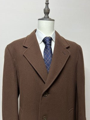 Facis Cappotto Uomo Marrone in Lana – Taglia 52