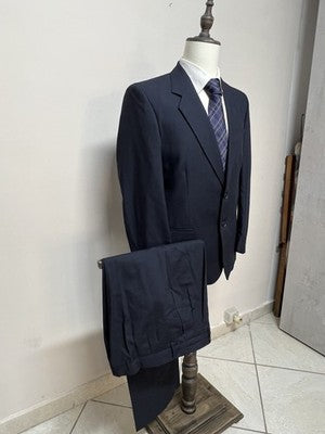 Sartirani Abito Uomo Blu Navy in Lana – Taglia 48