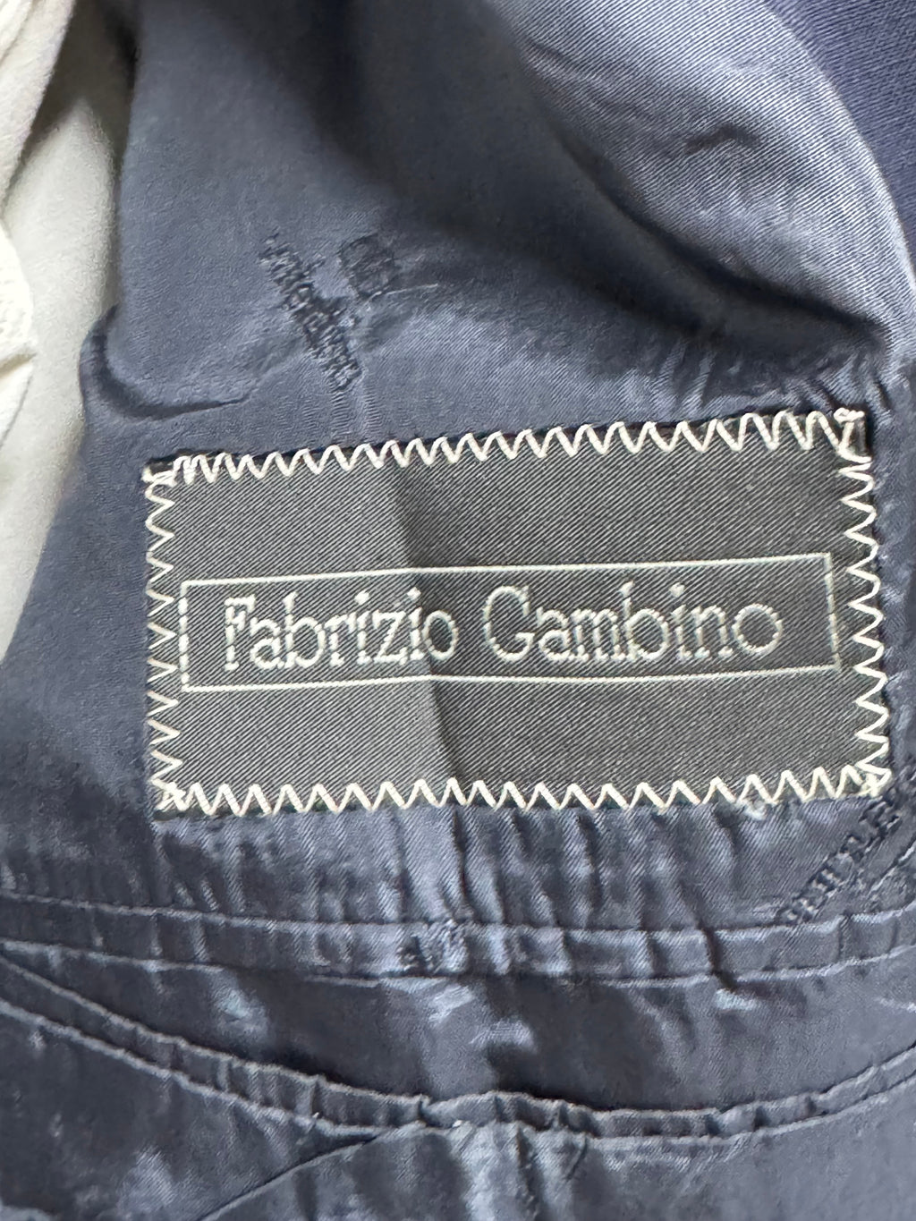 Giacca Uomo Valentino Uomo Blu Navy Pura Lana Vergine Taglia 56 Sartoriale Vintage